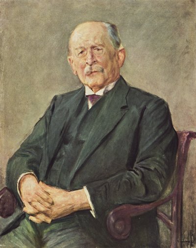 Portret van Otto Gerstenberg door Max Liebermann